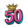50 Number Crown