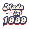 Made in 1939 retro