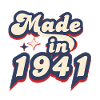 Made in 1941 Retro