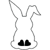 Osterhase von hinten 🐰