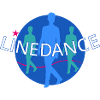 Linedance Logo Blau