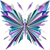 Fascinating geometry – abstract butterfly