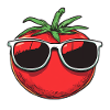 Tomate Sonnenbrille Sommer