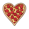 Pizza Heart Valentine's Day Gift