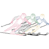 Ski Ski Vintersport Farverig