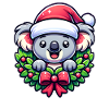 Koala de Noël
