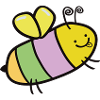 biene comic bunt