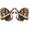Lion Dabbing Sunglasses 2