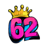62 Zahl Krone