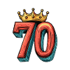 70 Number Crown