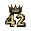 42 Zahl Krone