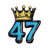 47 Number Crown
