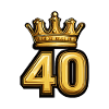 40 Zahl Krone