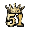 51 Number Crown