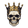 Skull King Crown
