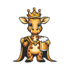 Giraffe Beer Funny