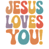 Jesus loves you Christian saying