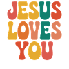Jesus loves you Christian saying