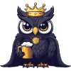 Owl Beer Funny