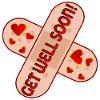 HOSPITAL BANDAGE - LOVE HEART