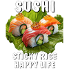 SUSHI STICKY RICE HAPPY LIFE