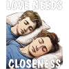 MEN SLEEP LOVE NEEDS CLOSENESS