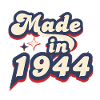 Made in 1944 Retro