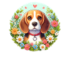 Fleurs de beagle