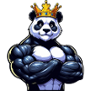 Muscular Panda King Fitness Training