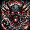 Metal Fan Skull 3