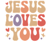 Jesus loves you Christian saying
