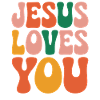 Jesus loves you Christian saying