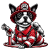 Bostie Fire Brigade Dog
