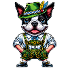 Bostie in traditional costume