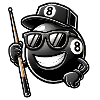 Cool billiard 8-ball design