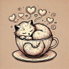 Cat in a Teacup