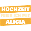 Alicia als JGA