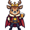 Hirsch Bier Lustig