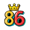 86 Zahl Krone