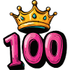 100 Number Crown