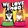 We love Food - Comic Dogs