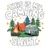 C’est ma chemise de camping
