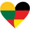 Lithuania Germany Heart