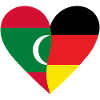 Maldives Germany Heart