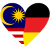 Malaysia Germany Heart