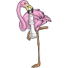 Flamingo Chess Piece King Chess