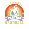 Handball Saying Retro Look