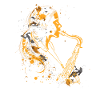 Saxophone Girl Graffiti