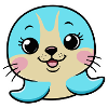 Seal / Seal - Cute Look - Blue