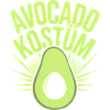 Avocado Kostüm Fasching Karneval